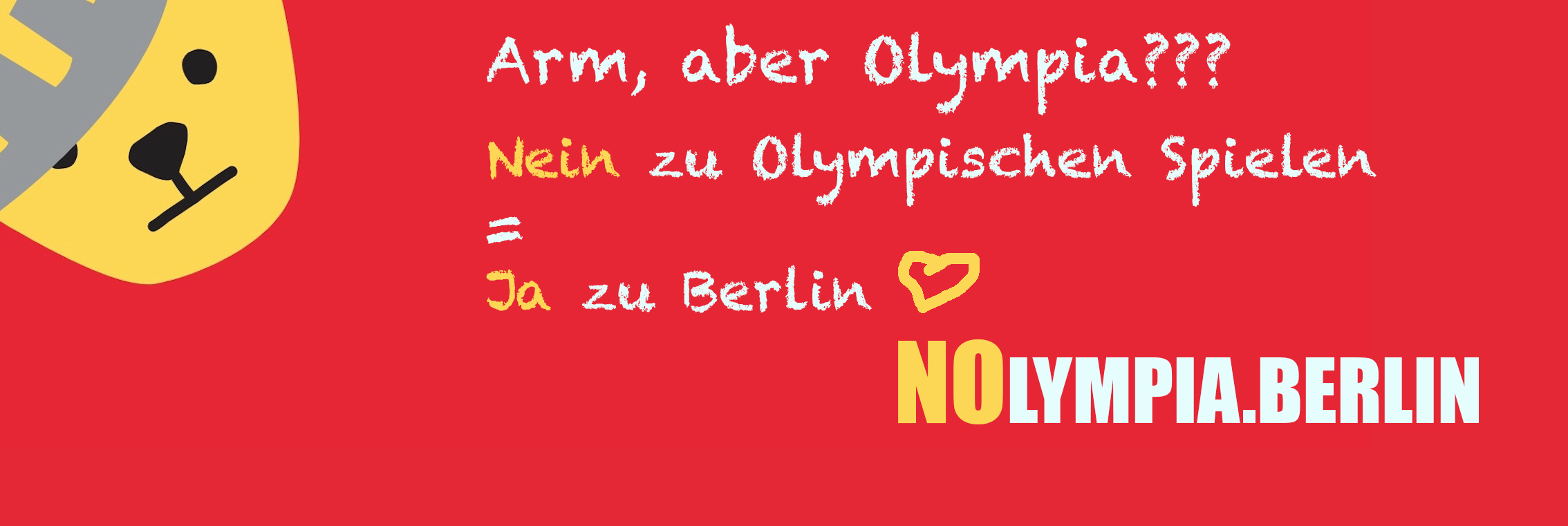 Arm, aber Olympia? Nein zu Olympischen Spielen, Ja zu Berlin.